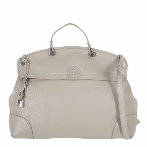 Furla leather best sale dome satchel